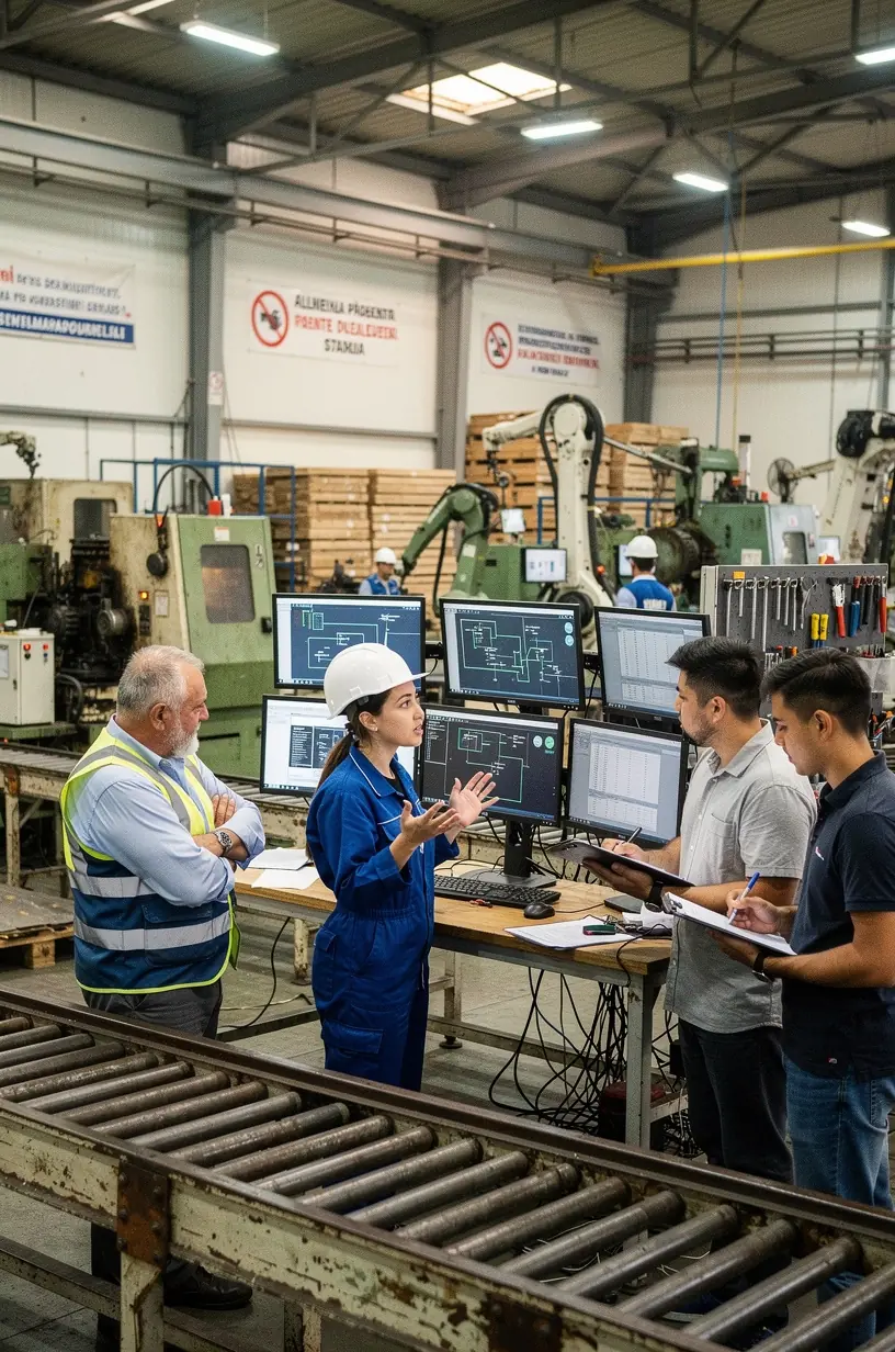 Grafic comparativ al eficienței înainte și după implementarea automatizării proceselor de afaceri